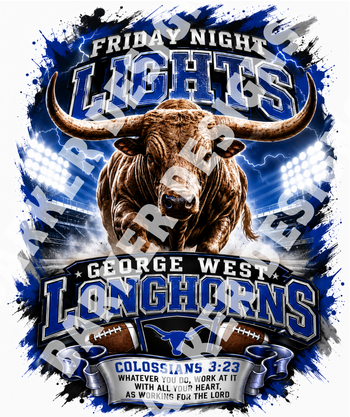 George West Longhorns – Friday Night Lights Tee