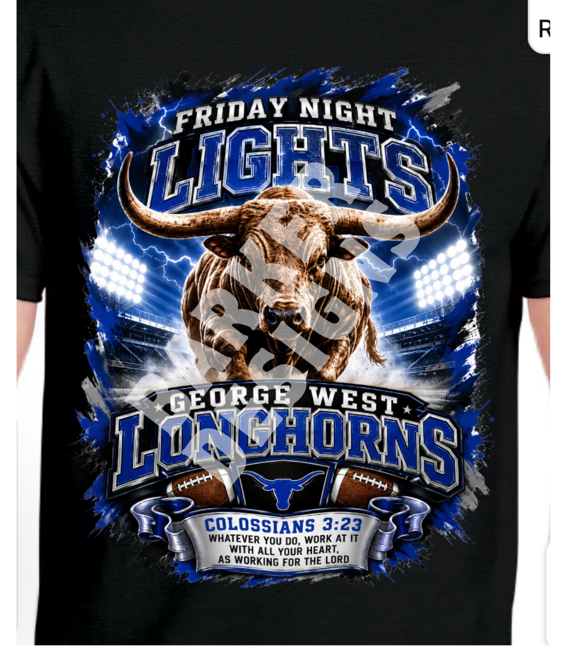 George West Longhorns – Friday Night Lights Tee